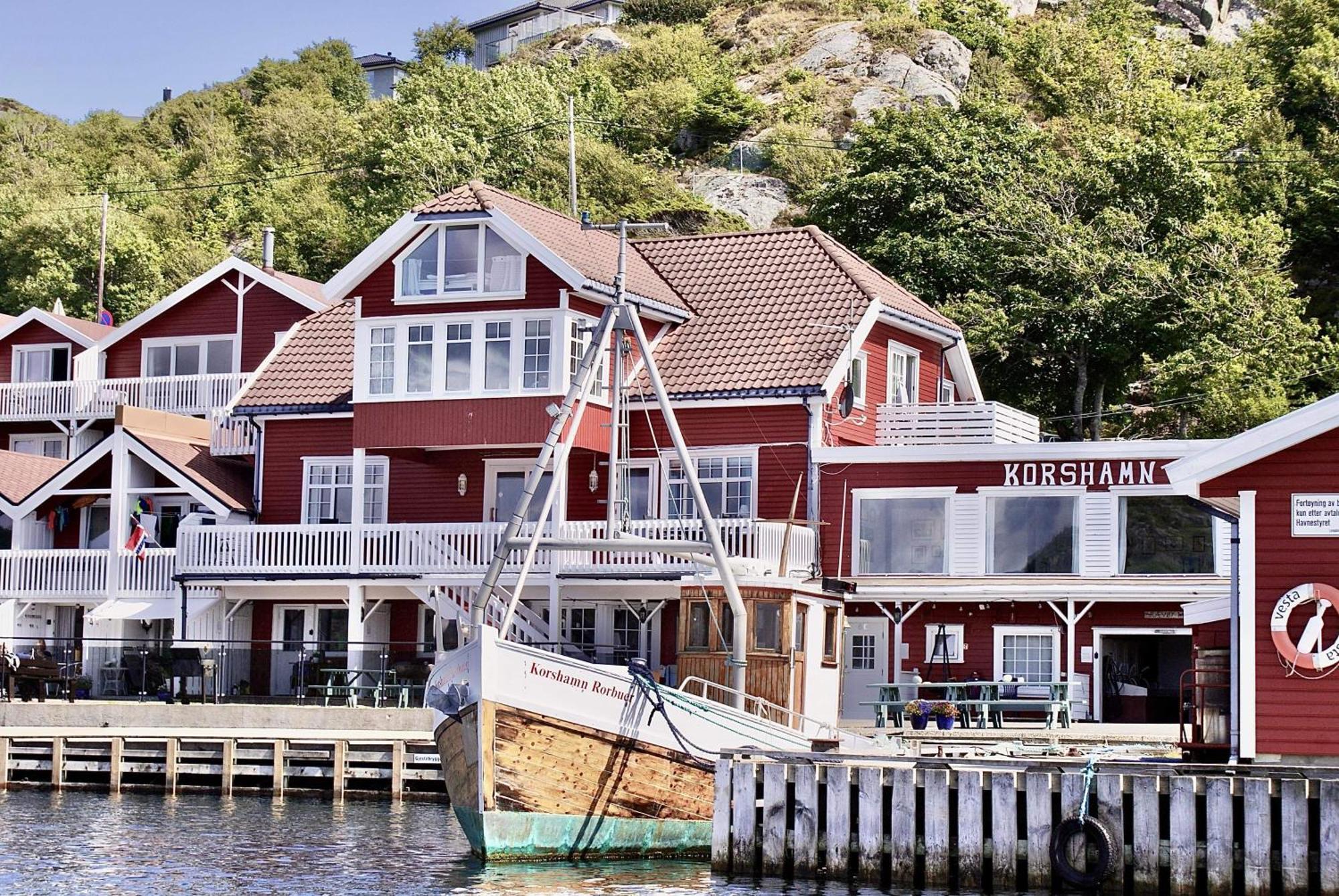 Korshamn Rorbuer Leilighet Lyngdal Eksteriør bilde